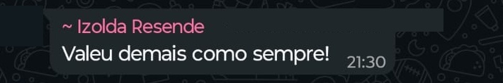 Depoimento de participante