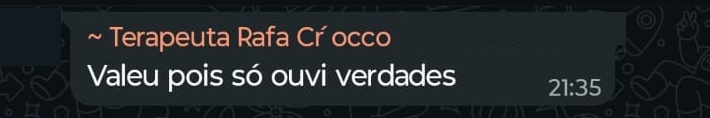 Depoimento de participante